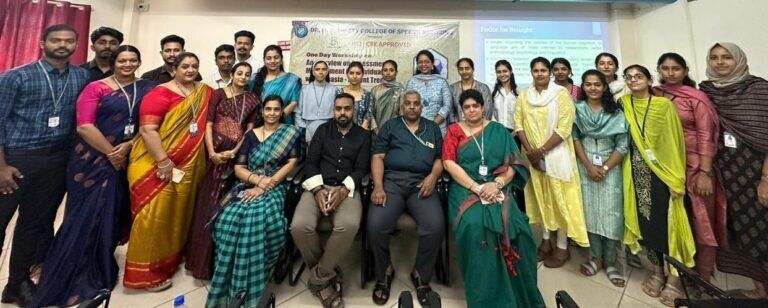 One day workshop on An overview of assessment and management in individuals with aphasia - Recent trend