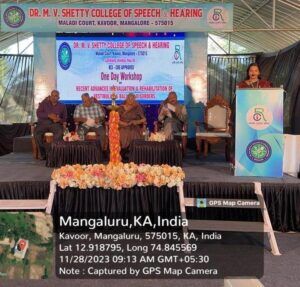 Workshop on Recent Advances in Evaluation and Rehabilitation of Vestibular and Balancing Disorders