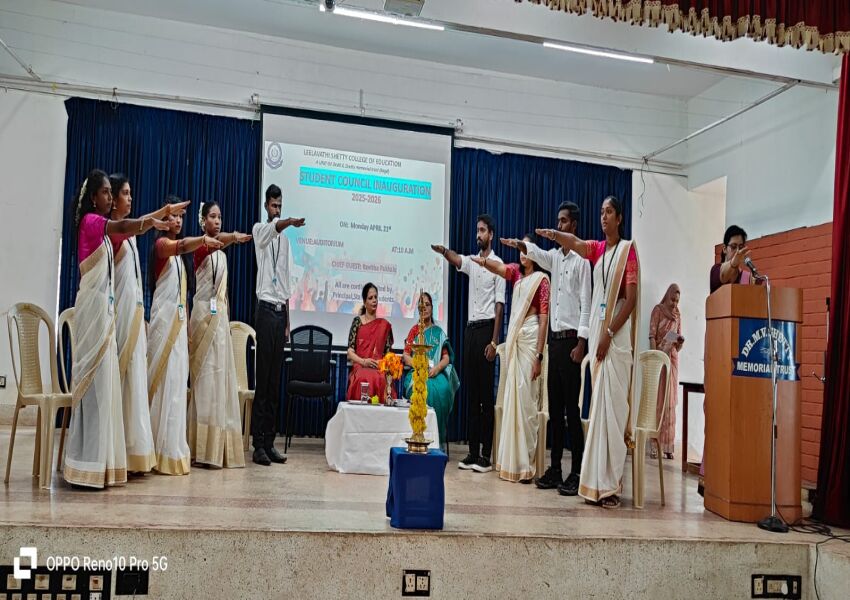 Student council inauguration 2025